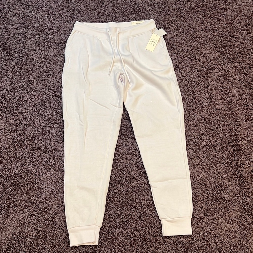 White sweatpants